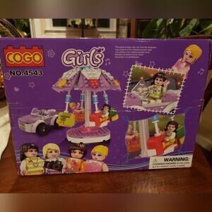 COGO Girls Merry-go-‎ round building blocks  266 pieced Lego compatible